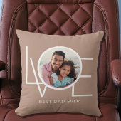 最高のパパ写真パーソナライズされた クッション