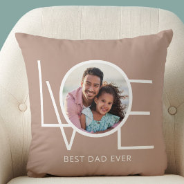 最高のパパ写真パーソナライズされた クッション