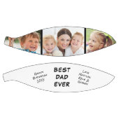 最高のパパ写真パーソナライズされた バスケットボール (パネル)