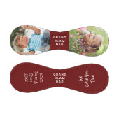 最高のパパ写真ブルゴーニュ 野球ボール (パネル)