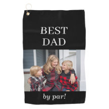 最高のパパ写真プロ母の日ゴルフタオル