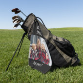 最高のパパ写真プロ母の日ゴルフタオル ゴルフタオル (グリーン)