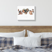 最高のパパ写真モダンコラージギフト キャンバスプリント (インサイチュ (寝室))