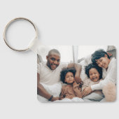 最高のパパ写真モダンコラージギフト キーホルダー (裏面)