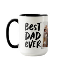 最高のパパ写真モダン黒父の日