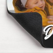 最高のパパ写真名ギフト父のデイ マウスパッド (コーナー)