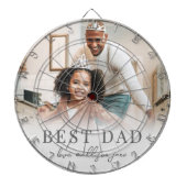 最高のパパ写真父 ダーツボード (正面)