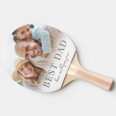 最高のパパ写真父 卓球ラケット (横)
