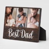 最高のパパ写真 フォトプラーク (側面)