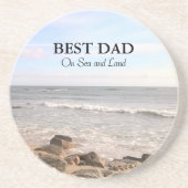 最高のパパ写真：波打つ大西洋海ブルースカイ コースター (正面)