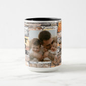 最高のパパ動揺して石 マグカップ (中央)