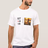 最高のパパ名 Tシャツ (正面)
