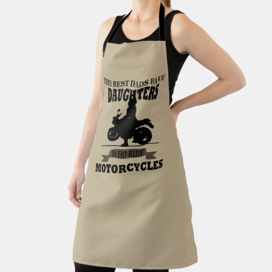 最高のパパ娘はバイクに乗る エプロン (インサイチュ)