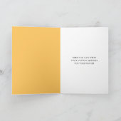 最高のパパ常にヴィンテージレトロなスクリプト父の日 カード (内部)