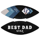 最高のパパ幾何モダン写真父の日 アメリカンフットボール (パネル)