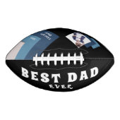 最高のパパ幾何モダン写真父の日 アメリカンフットボール (正面)