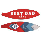 最高のパパ幾何モダン写真父の日 バスケットボール (パネル)