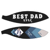 最高のパパ幾何モダン写真父の日Ba バスケットボール (パネル)