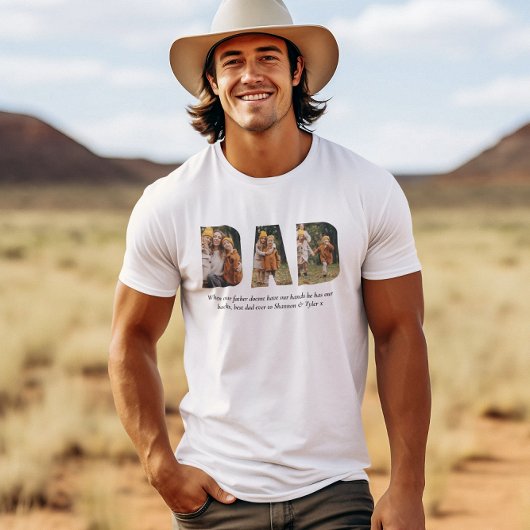 最高のパパ引用文Tシャツ Tシャツ