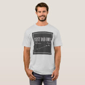 最高のパパ忍耐ラブアローTシャツ Tシャツ (正面フル)