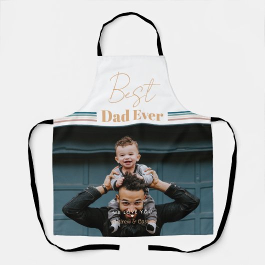 最高のパパ愛する エプロン (正面)