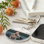 最高のパパ愛する キーホルダー (正面右)