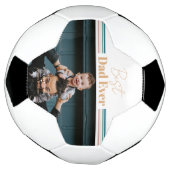 最高のパパ愛する サッカーボール (回転)