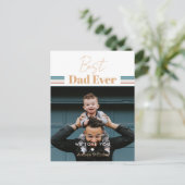 最高のパパ愛する ポストカード (スタンド正面)