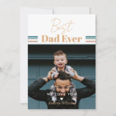 最高のパパ愛する 招待状 (正面)