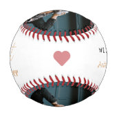 最高のパパ愛する 野球ボール (裏面)