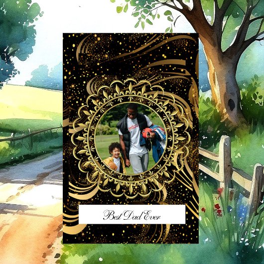 最高のパパ書モダン金ゴールド葉巻 ゴルフタオル