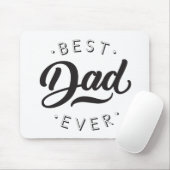 最高のパパ永遠の父の日のギフト幸せなパパの日 マウスパッド (マウス)