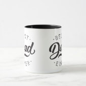 最高のパパ永遠の父の日のギフト幸せなパパの日 マグカップ (中央)