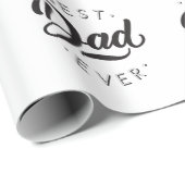 最高のパパ永遠の父の日のギフト幸せなパパの日 ラッピングペーパー (ロールコーナー)