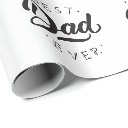 最高のパパ永遠の父の日のギフト幸せなパパの日 ラッピングペーパー (ロールコーナー)