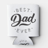 最高のパパ永遠の父の日のギフト幸せなパパの日 缶クーラー (裏面)