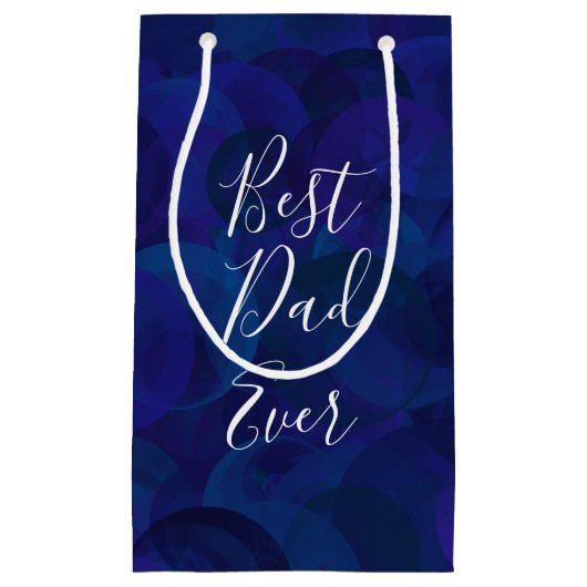 最高のパパ海ユニーク軍父の日 スモールペーパーバッグ (正面)