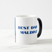 最高のパパ父の品 モーフィングマグカップ (正面右)