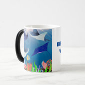 最高のパパ父の品 モーフィングマグカップ (正面左)