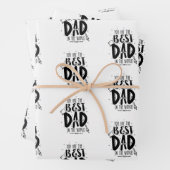 最高のパパ父の日ラッピング紙シート ラッピングペーパーシート (インサイチュ)