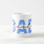 最高のパパ父の日 コーヒーマグカップ (中央)