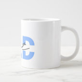 最高のパパ父の日 ジャンボコーヒーマグカップ (右)