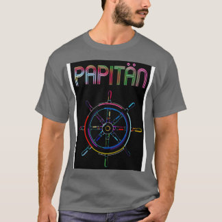 最高のパパ父パパキャプテンセーリング誕生日とF Tシャツ