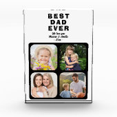 最高のパパ父4家族 フォトブロック (正面)