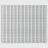 最高のパパ白黒モダン父の日の贈り物 ラッピングペーパー (フラット)