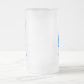 最高のパパ第1日曇りガラス フロストグラスビールジョッキ (中央)