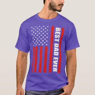 最高のパパ絶え間ない愛国心 Tシャツ