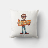 最高のパパ装飾用クッション🛋️父クールの日 クッション (正面)