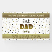 最高のパパ誕生日 横断幕 (横)