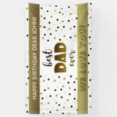 最高のパパ誕生日 横断幕 (縦)